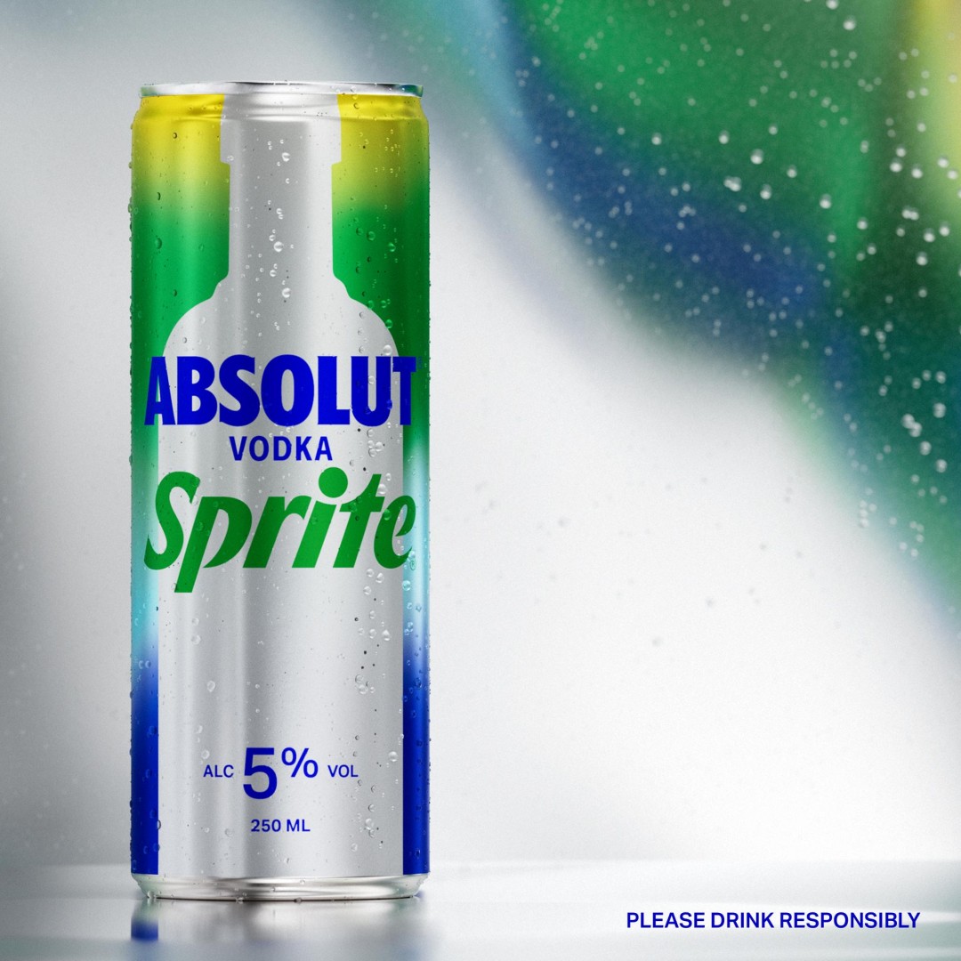 Absolut Vodka & Sprite introduceren ReadyToDrink cocktail